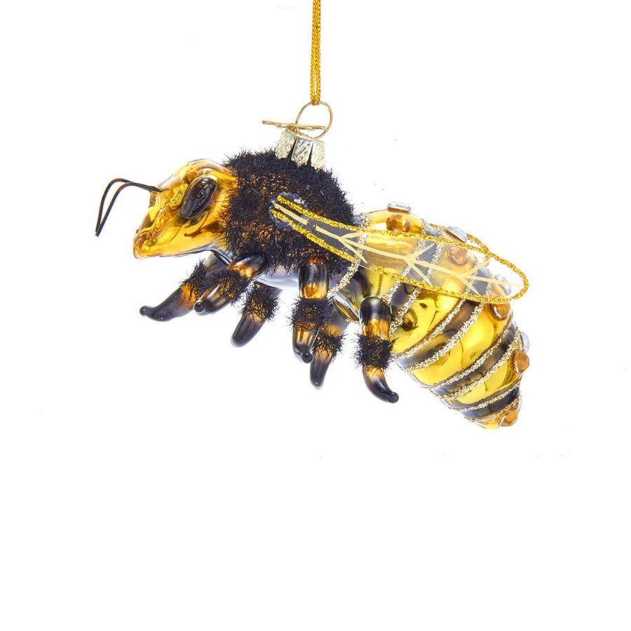 Noble Gems™ Honey Bee Glass Ornament