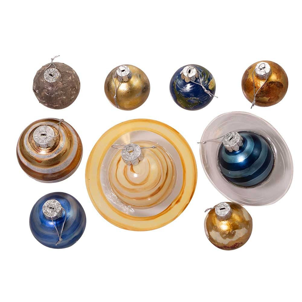 Noble Gems™ Glass Solar System Ornaments