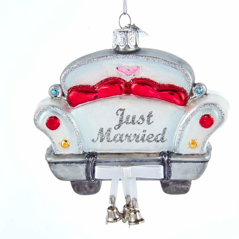 Noble Gems™ "Just Married" Car Ornament