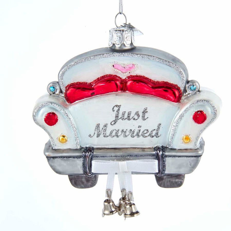 Noble Gems™ "Just Married" Car Ornament