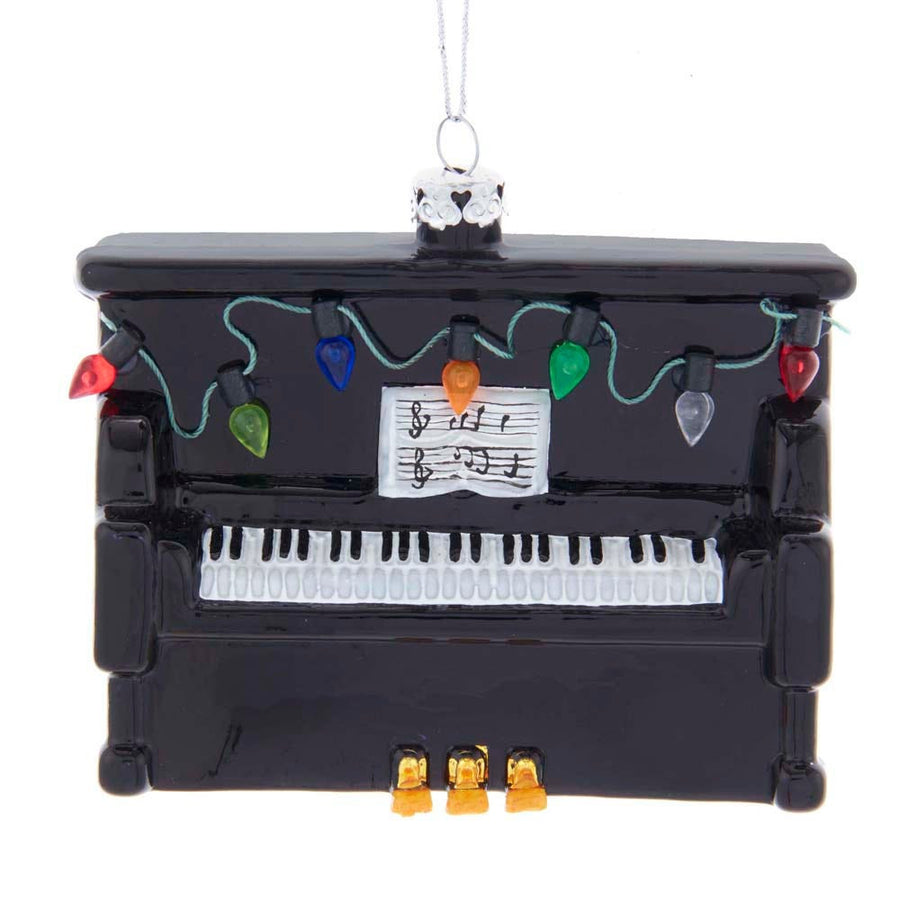Noble Gems™ Glass Upright Piano Ornament