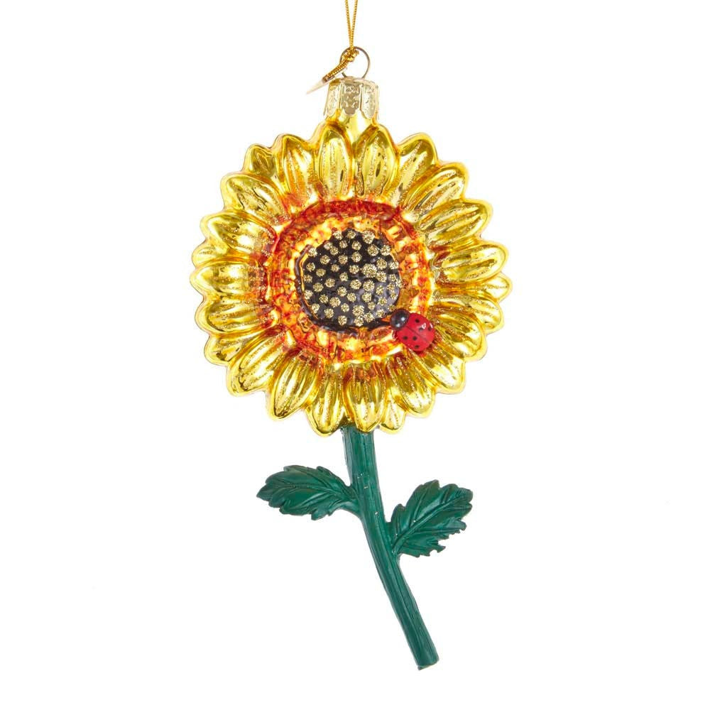 Noble Gems™ Sunflower Glass Ornament