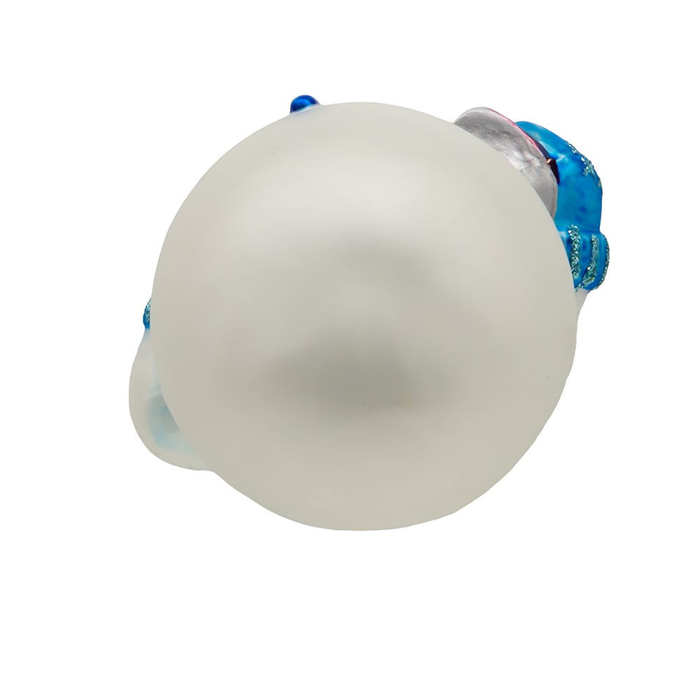 Noble Gems™ Glass Hanukkah Snowman Ornament