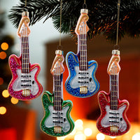 Noble Gems™ Glass Electric Guitar Ornament