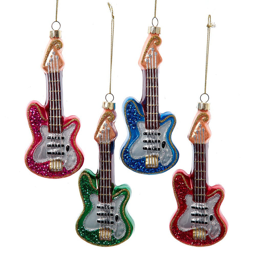 Noble Gems™ Glass Electric Guitar Ornament