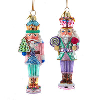 Noble Gems™ Glass Nutcracker With Cookie & Lollipop Ornaments