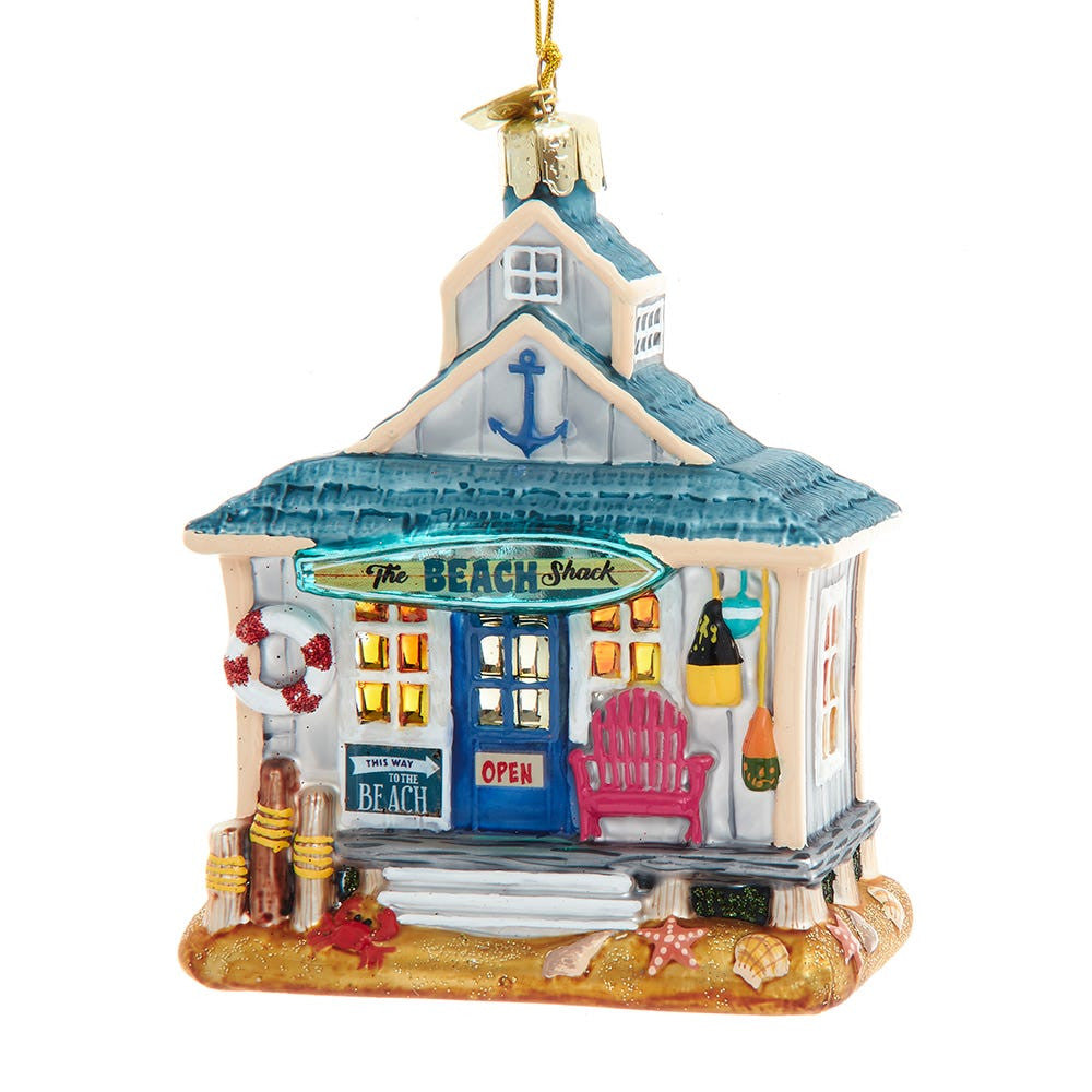 Noble Gems™ Glass Beach House Ornament