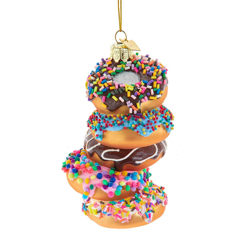 Noble Gems™ Glass Donuts Stack Ornament