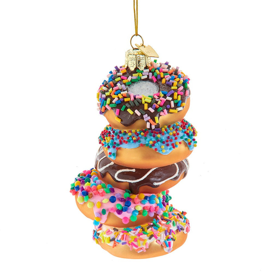 Noble Gems™ Glass Donuts Stack Ornament