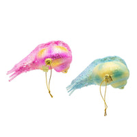 Noble Gems™ Glass Pink & Blue Snail Ornaments
