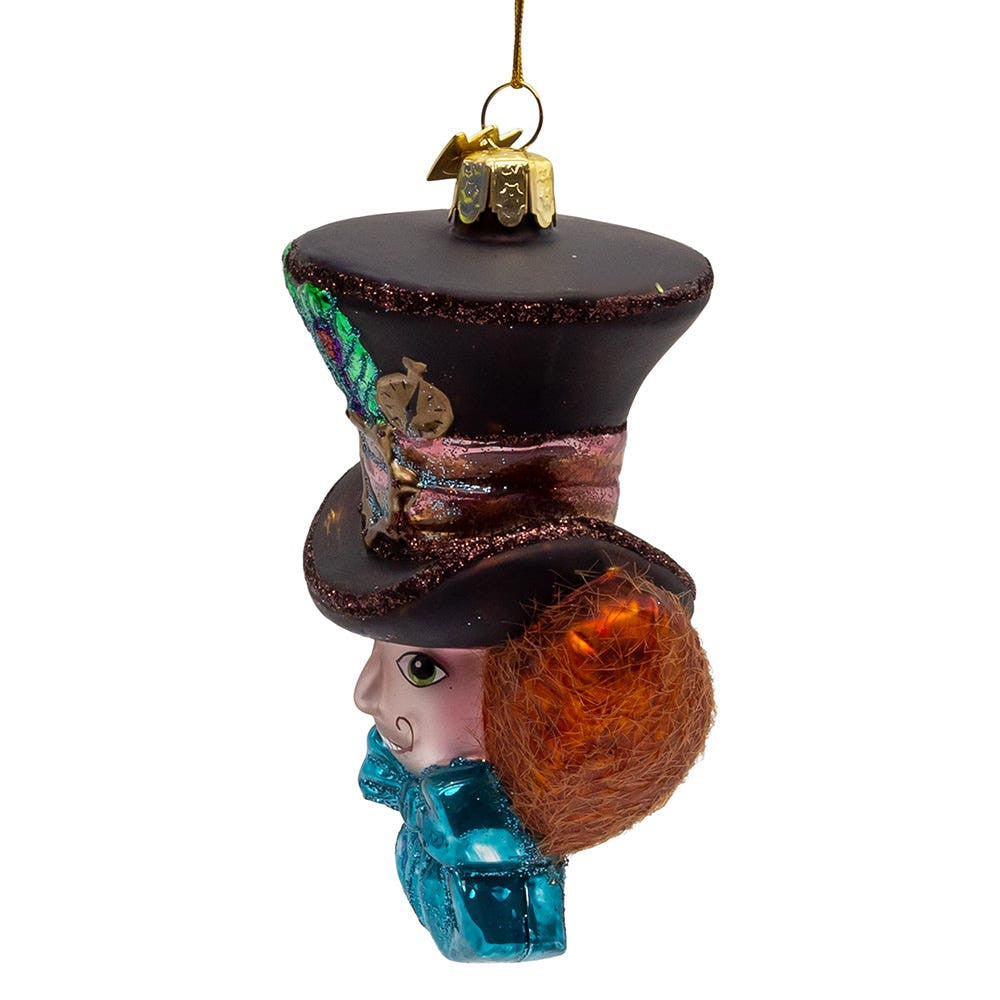 Noble Gems™ Glass Hatter Head Ornament
