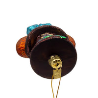 Noble Gems™ Glass Hatter Head Ornament