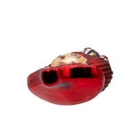 Noble Gems™ Glass Queen Of Hearts Head Ornament