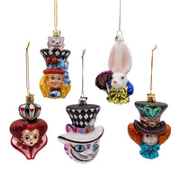 Noble Gems™ Glass Alice Characters Ornaments