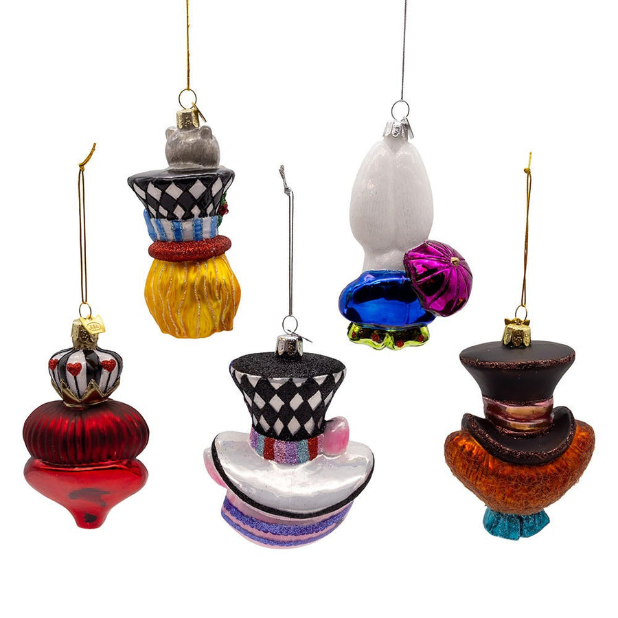 Noble Gems™ Glass Alice Characters Ornaments