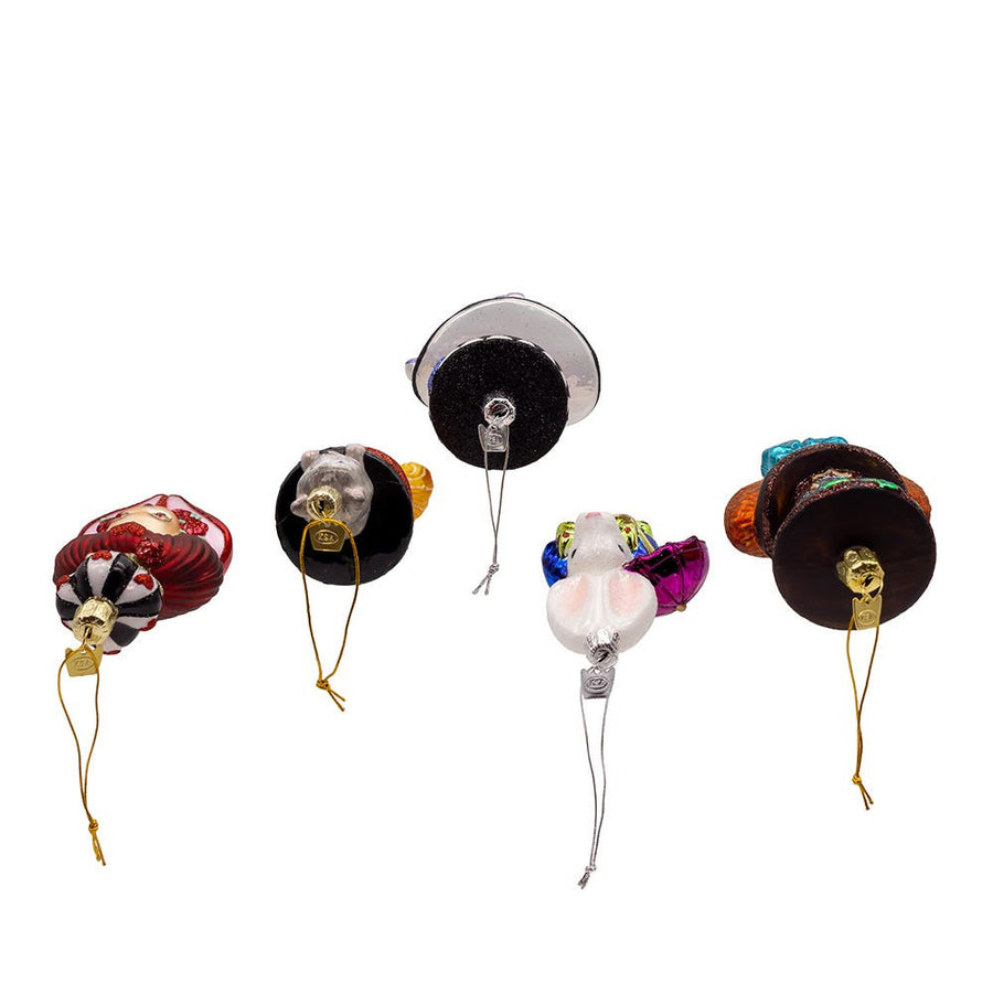 Noble Gems™ Glass Alice Characters Ornaments