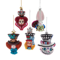 Noble Gems™ Glass Alice Characters Ornaments