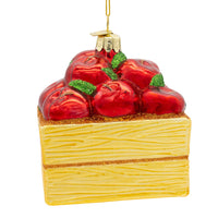 Noble Gems™ Glass Apple Box Ornament