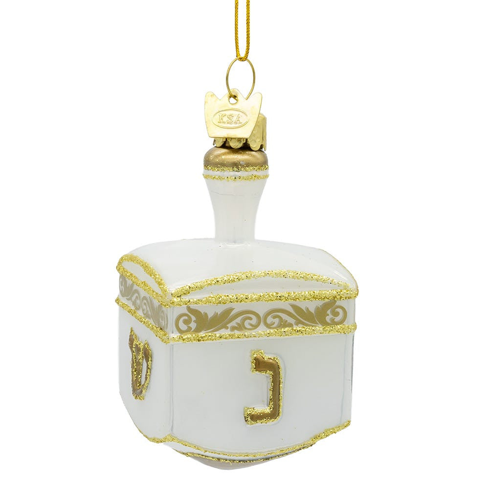 Noble Gems™ Glass Dreidel Ornament