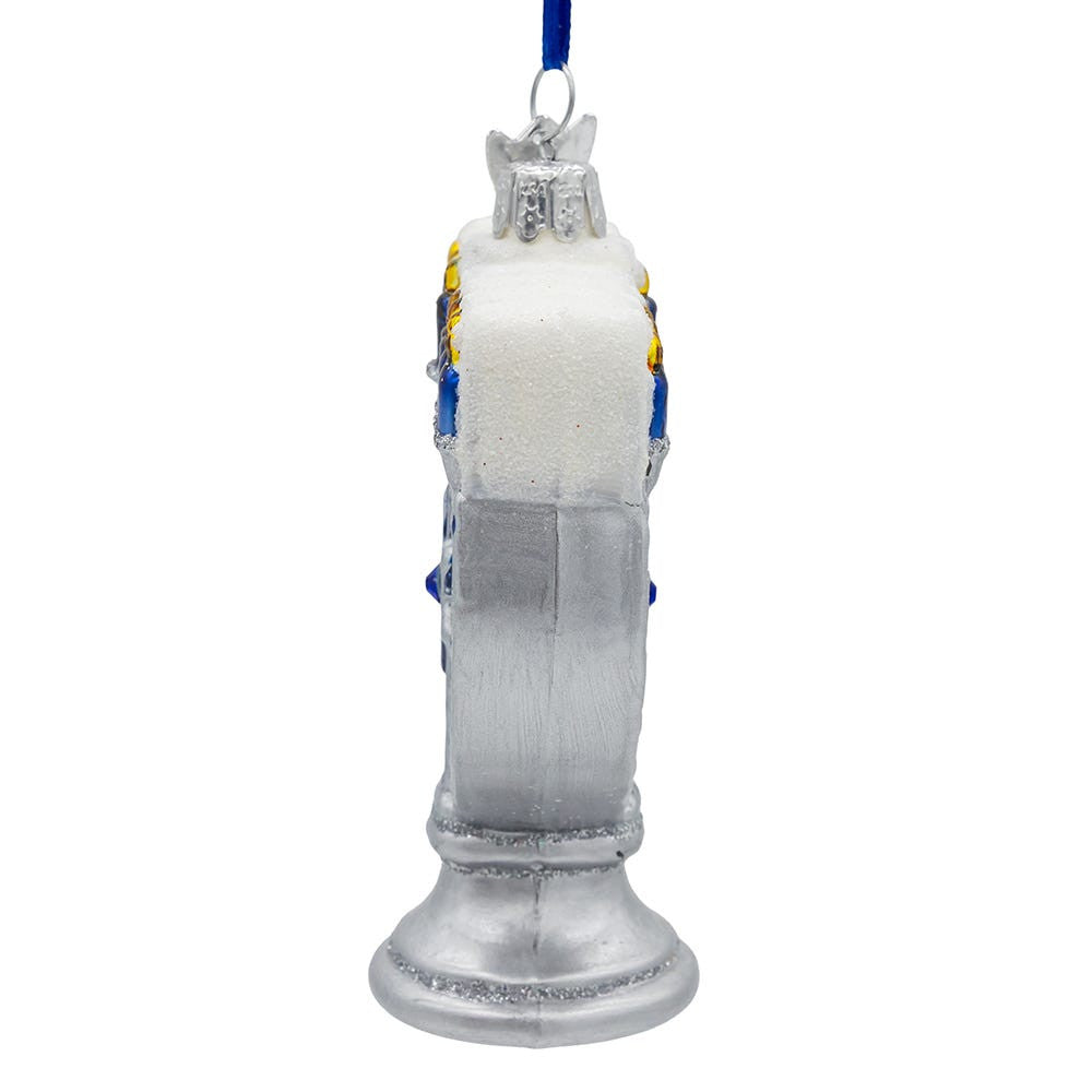 Noble Gems™ Glass Menorah Ornament