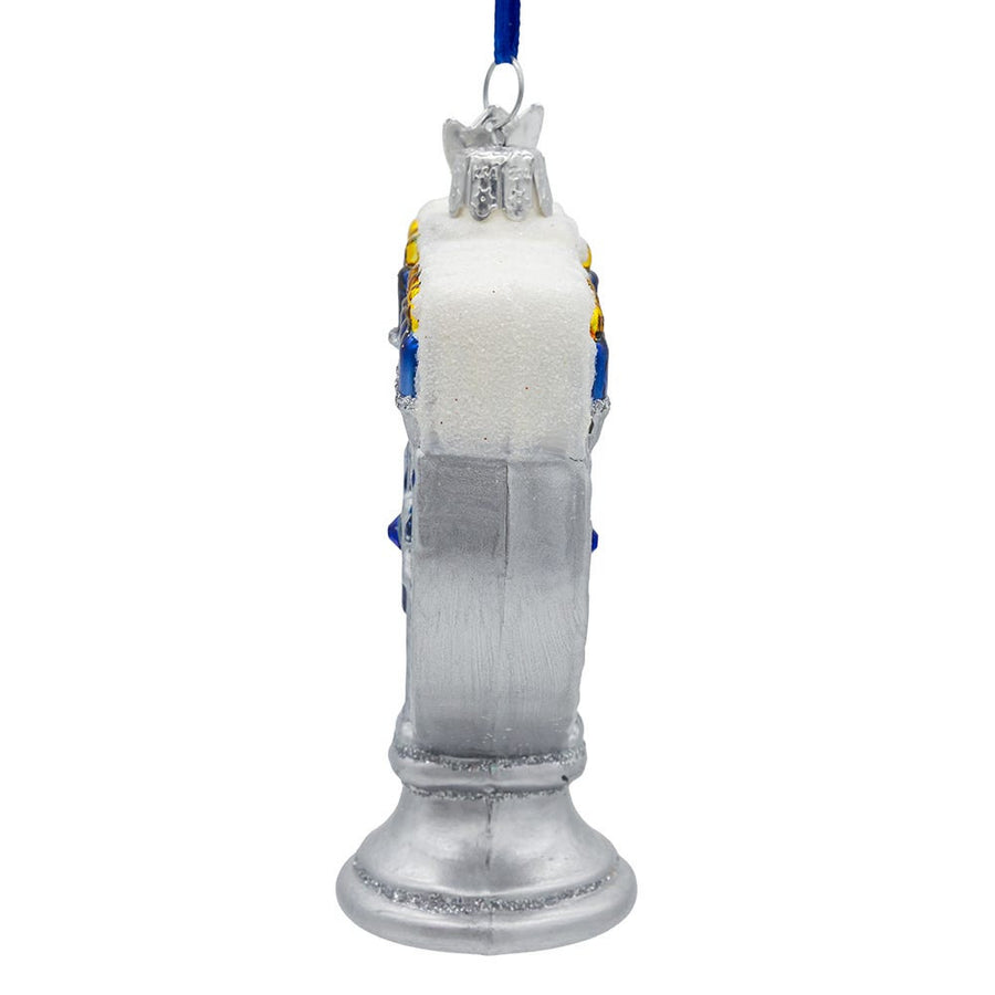 Noble Gems™ Glass Menorah Ornament
