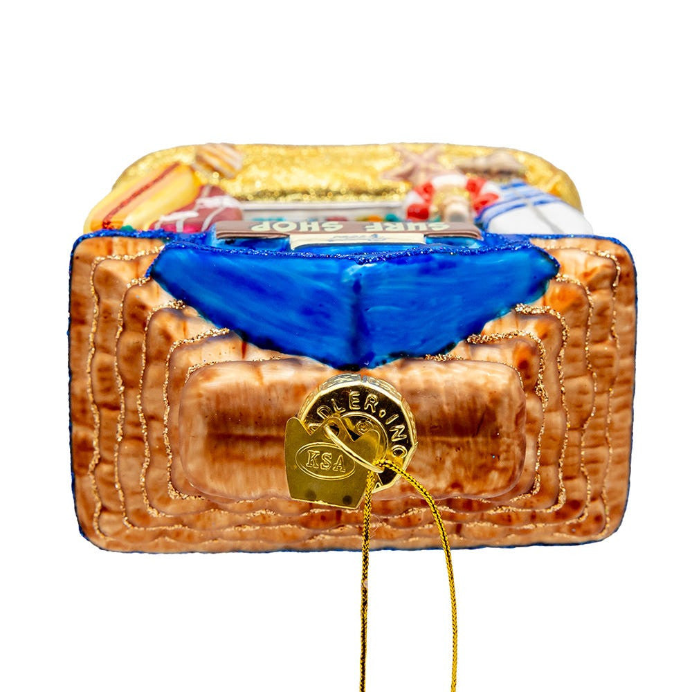 Noble Gems™ Glass Surf Shop Ornament