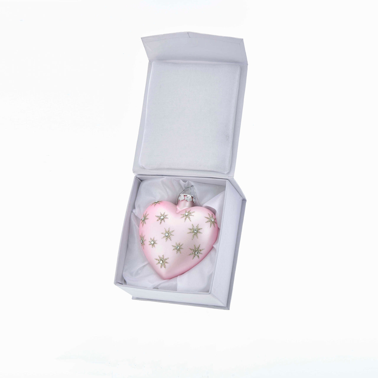 Noble Gems™ Glass Heart Ornaments With Swarovski® Elements, 6 Assorted Ornaments