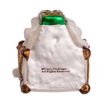 Noble Gems™ Glass Santa With Chair With Swarovski® Elements