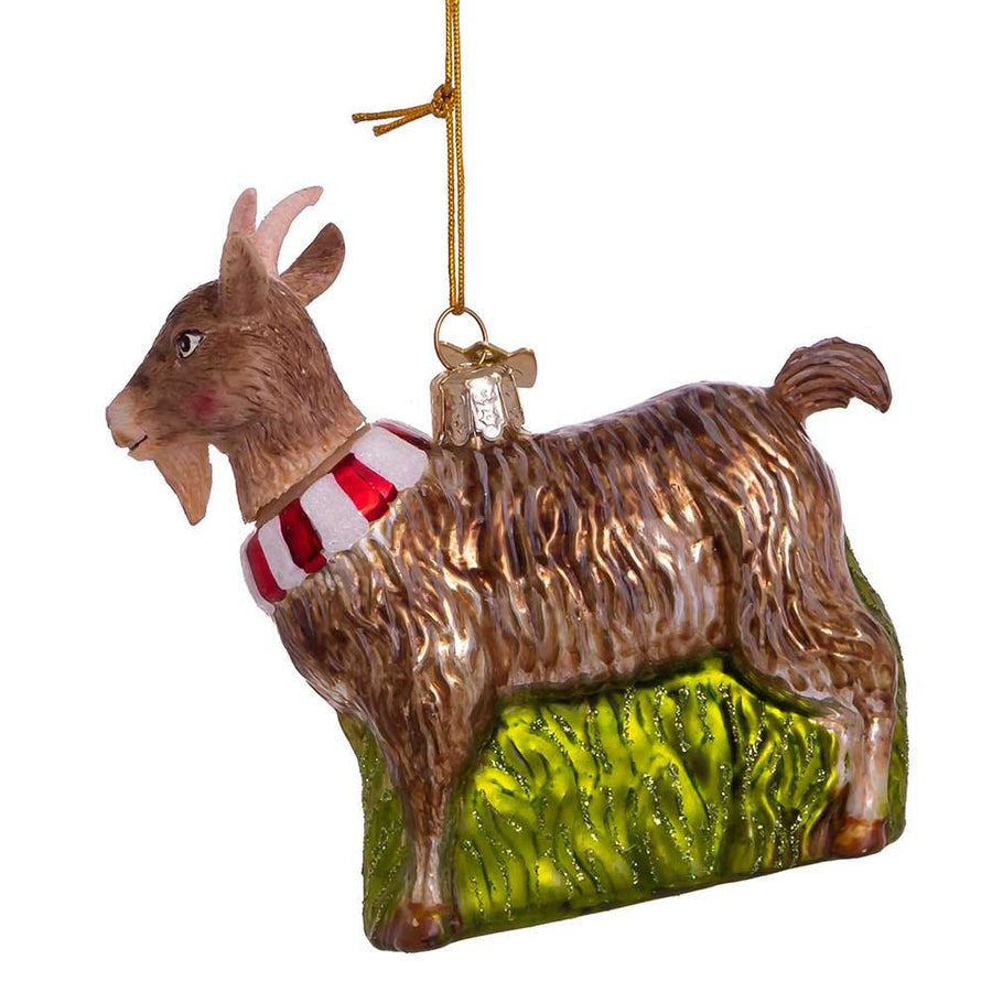 Noble Gems™ Glass Goat Ornament