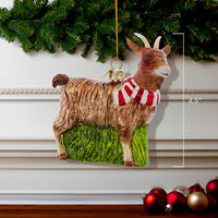 Noble Gems™ Glass Goat Ornament