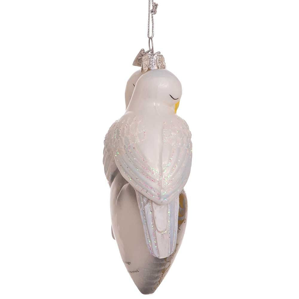 Noble Gems™ Glass "Our First Christmas" Doves Ornament