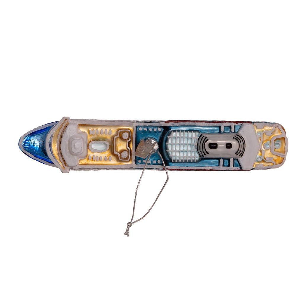 Noble Gems™ Glass Cruise Ship Ornament