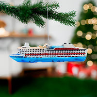 Noble Gems™ Glass Cruise Ship Ornament
