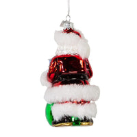 Noble Gems™ Santa With COVID-19 Vaccine Ornament