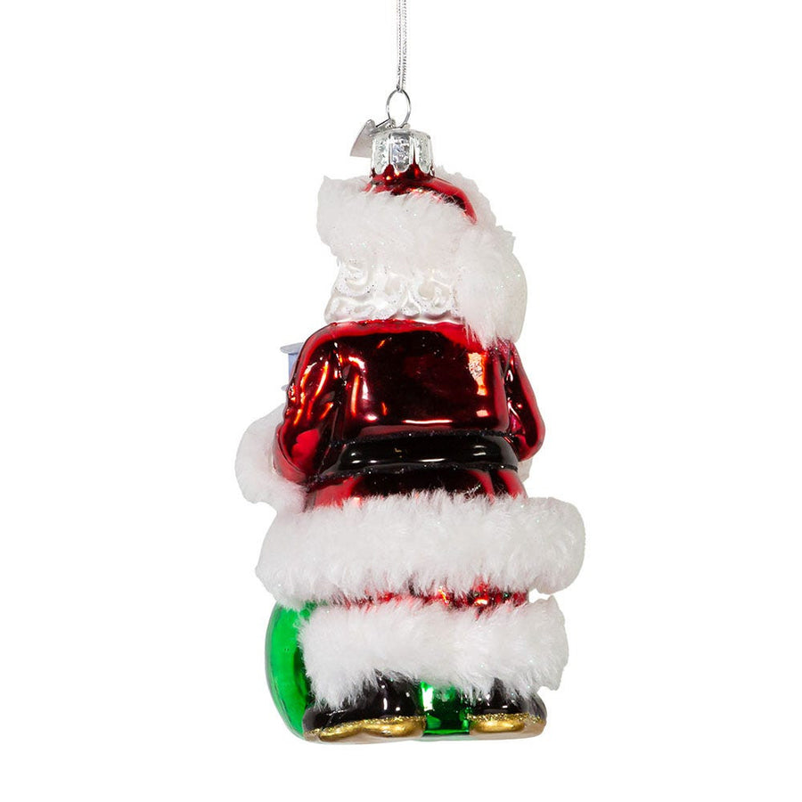 Noble Gems™ Santa With COVID-19 Vaccine Ornament