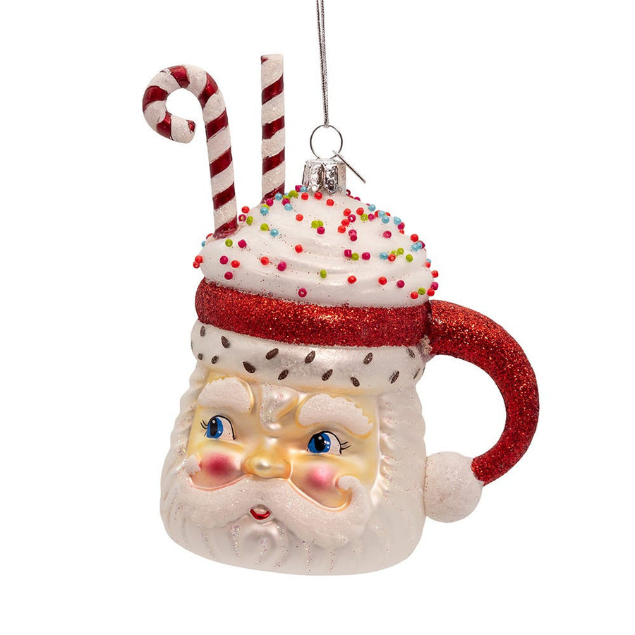 Noble Gems™ Santa Cocoa Mug Ornament