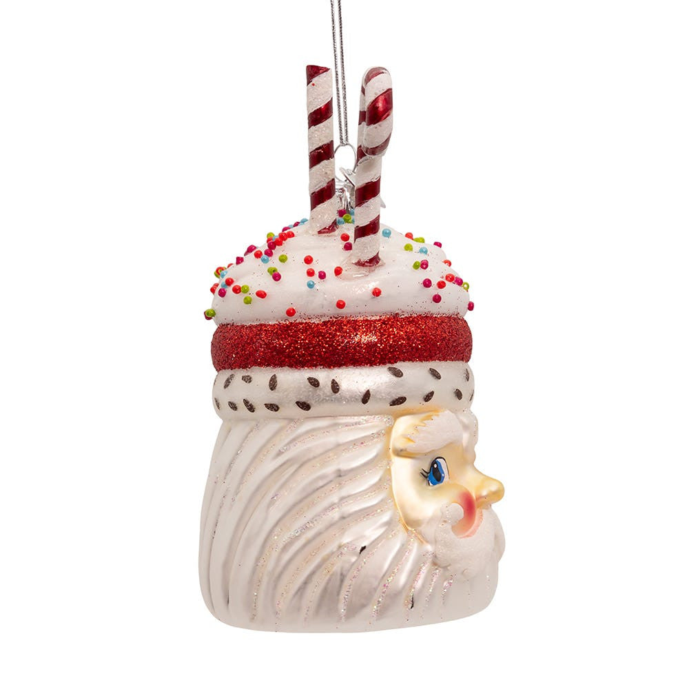 Noble Gems™ Santa Cocoa Mug Ornament