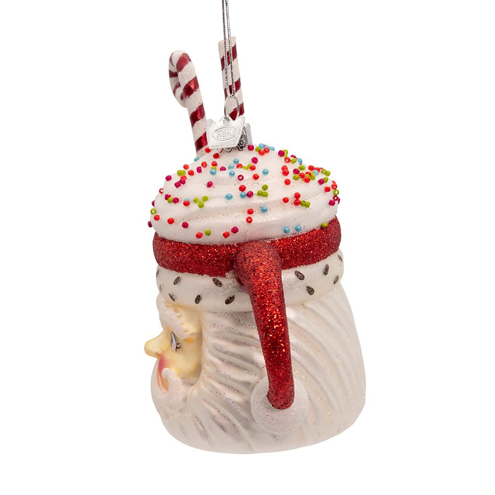 Noble Gems™ Santa Cocoa Mug Ornament