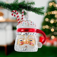 Noble Gems™ Santa Cocoa Mug Ornament