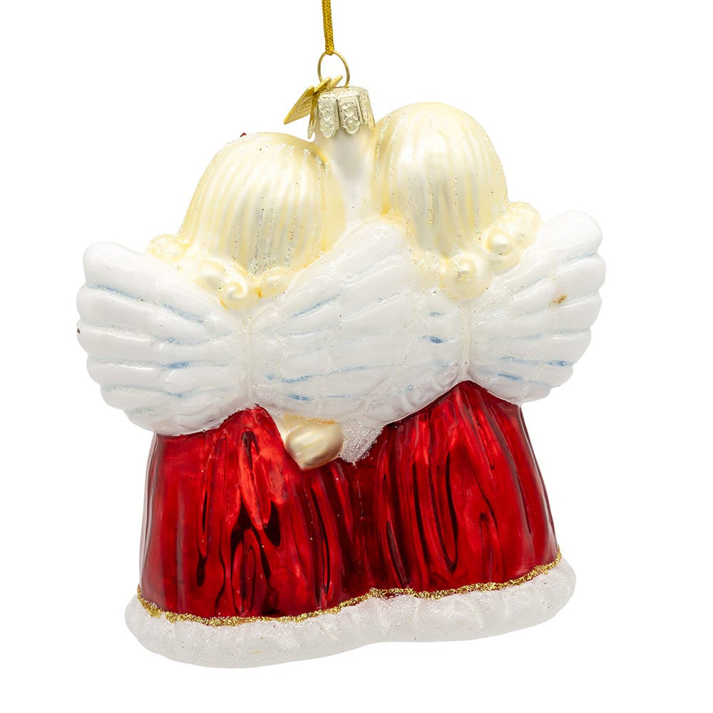 Noble Gems™ Glass Angels With Gifts Ornaments
