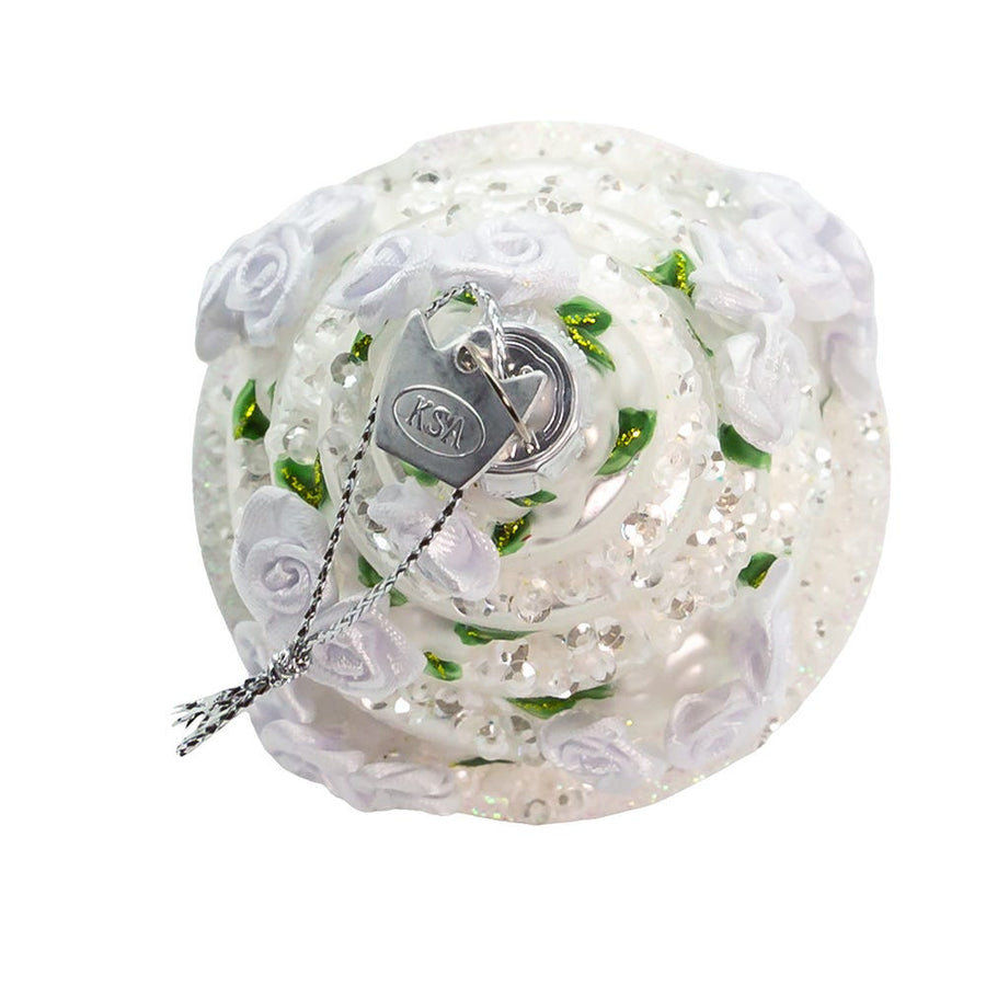 Noble Gems™ Glass Four Tier Wedding Cake Ornament