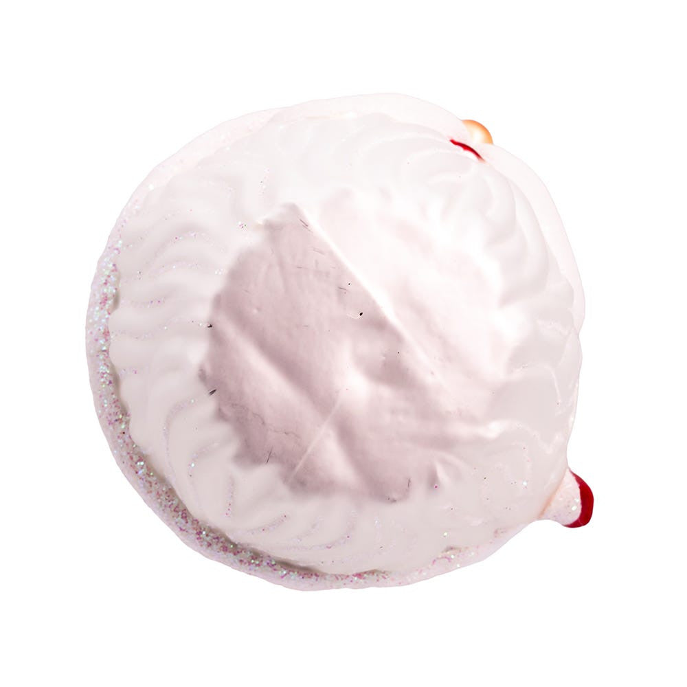 Noble Gems™ Glass Santa Mug Ornament