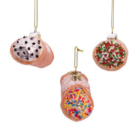 Noble Gems™ Glass Cannoli Ornaments
