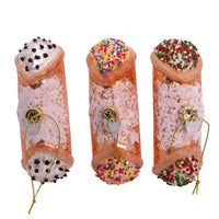 Noble Gems™ Glass Cannoli Ornaments