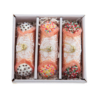 Noble Gems™ Glass Cannoli Ornaments