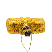 Noble Gems™ Glass Gold Dollar Sign Ornament