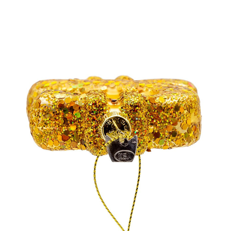Noble Gems™ Glass Gold Dollar Sign Ornament