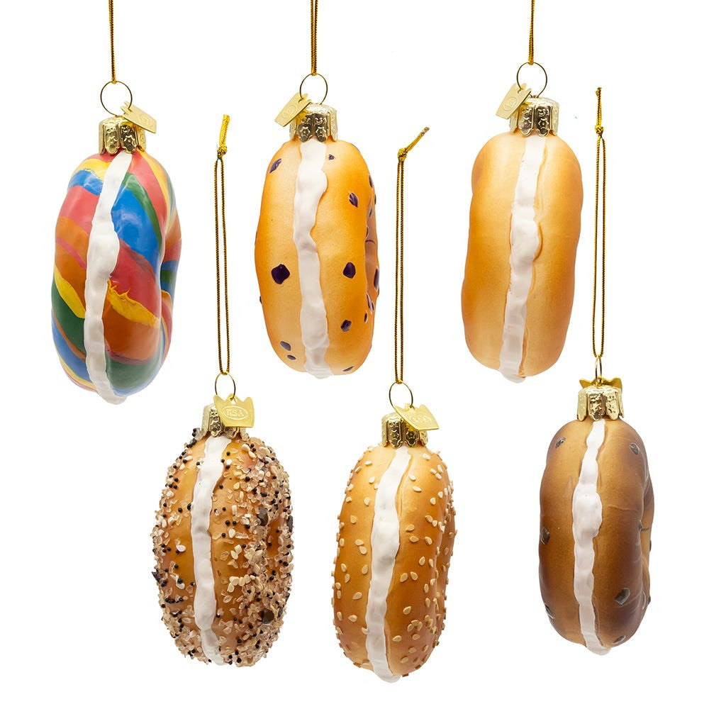 Noble Gems™ Glass Bagel Ornaments