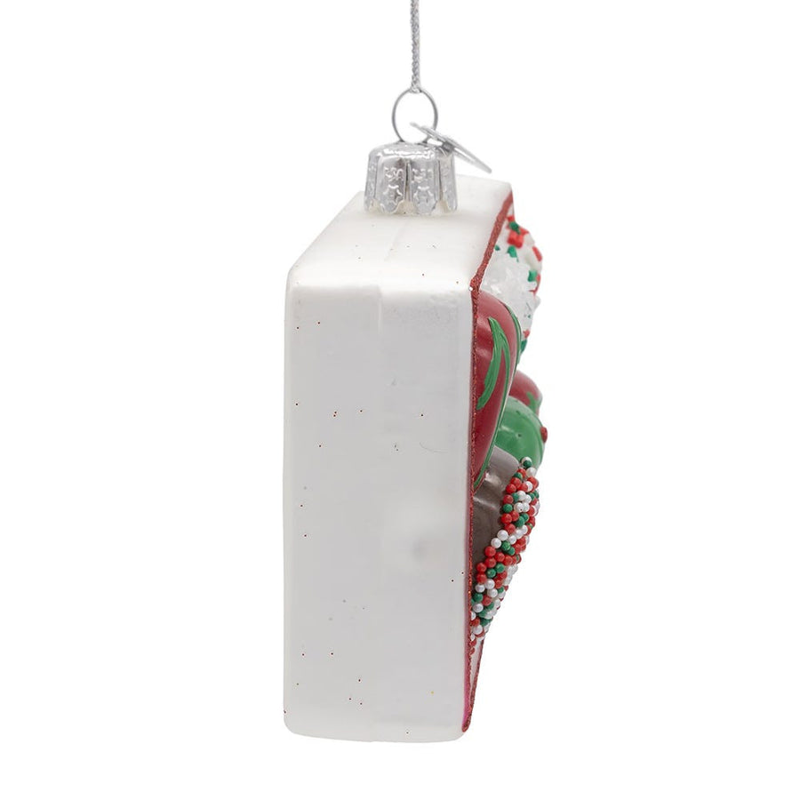 Noble Gems™ Glass Christmas Donuts Ornament