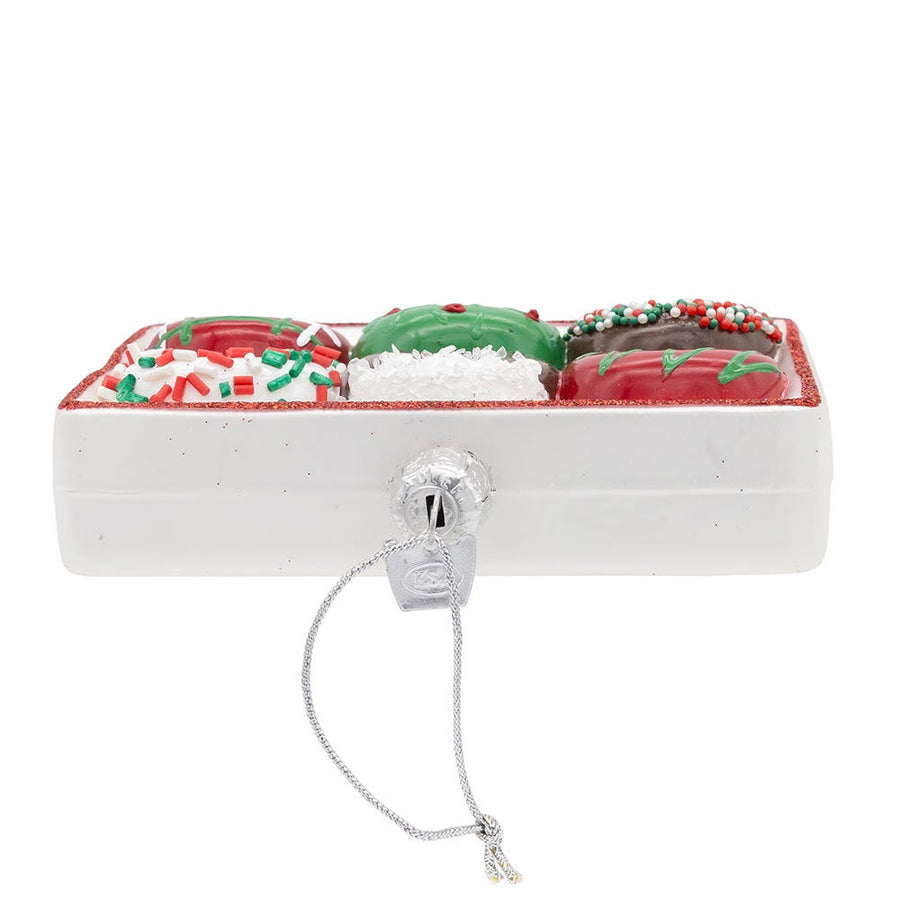 Noble Gems™ Glass Christmas Donuts Ornament